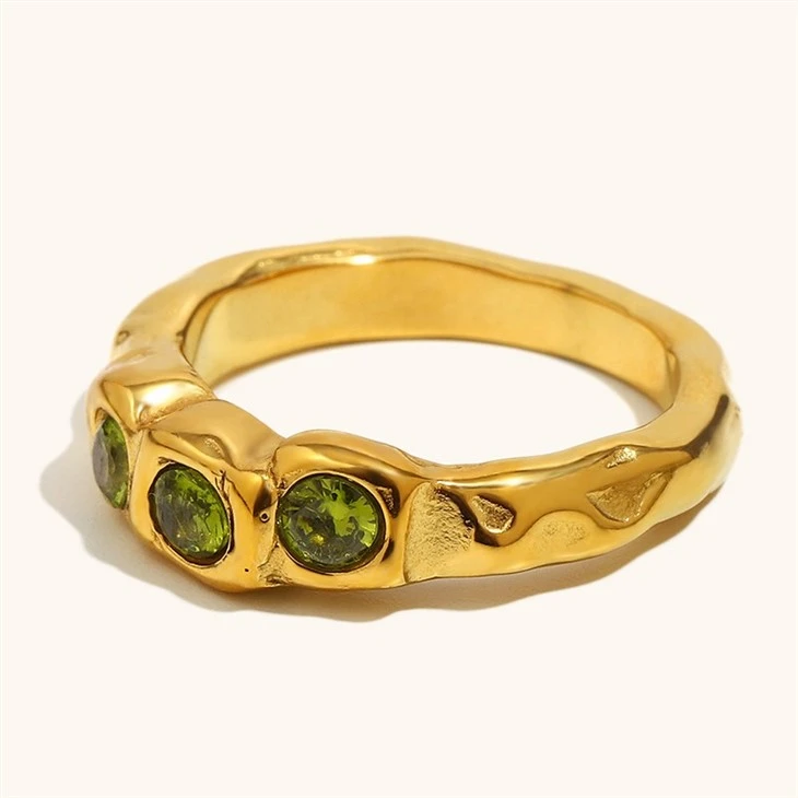 3 Stone Molten Ring suppliers