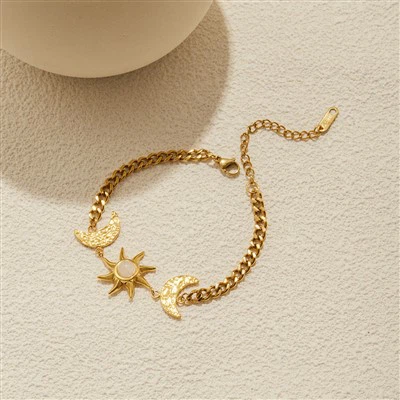 Pulseira Moonstone Sol Lua